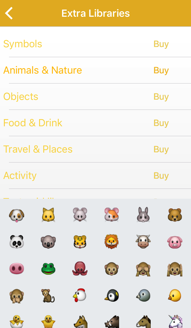 emojitones-extra-libraries-animals-ios - Emoji Tones